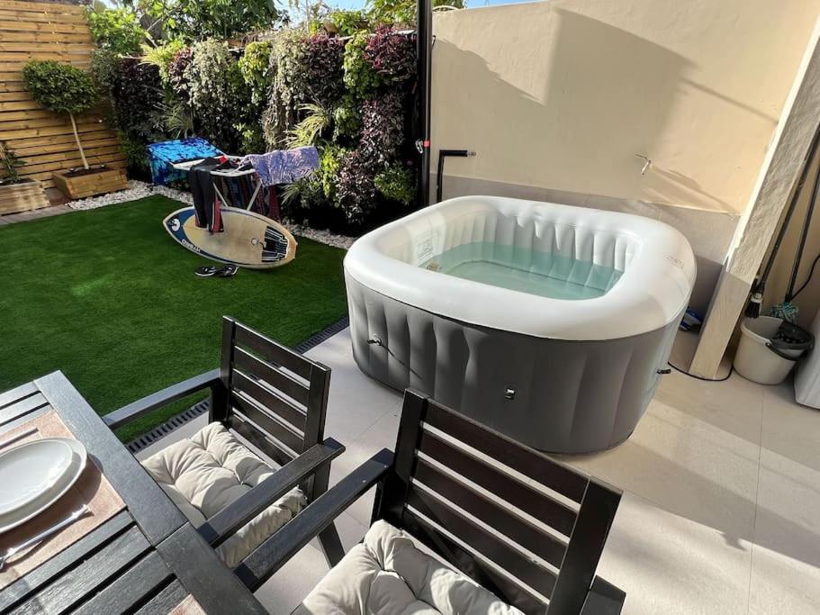 Relaxing Garden Los Cristianos Con Jacuzzi Y Barbacoa 아로나 외부 사진
